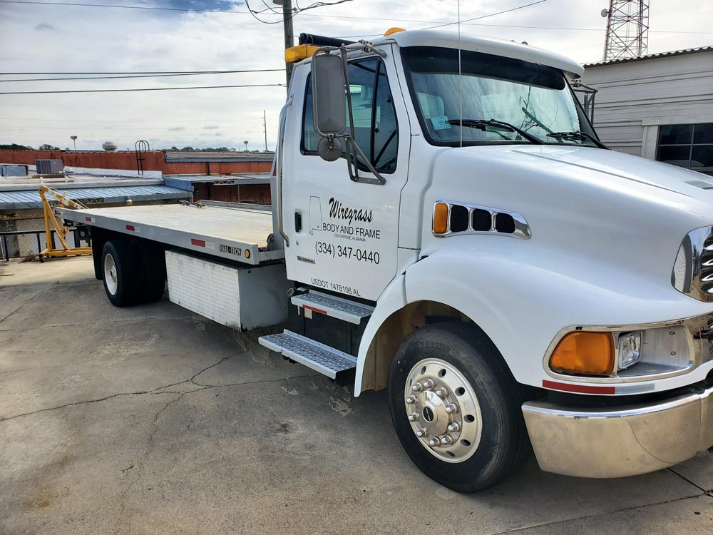 Wiregrass Body & Frame Flat Bed Truck